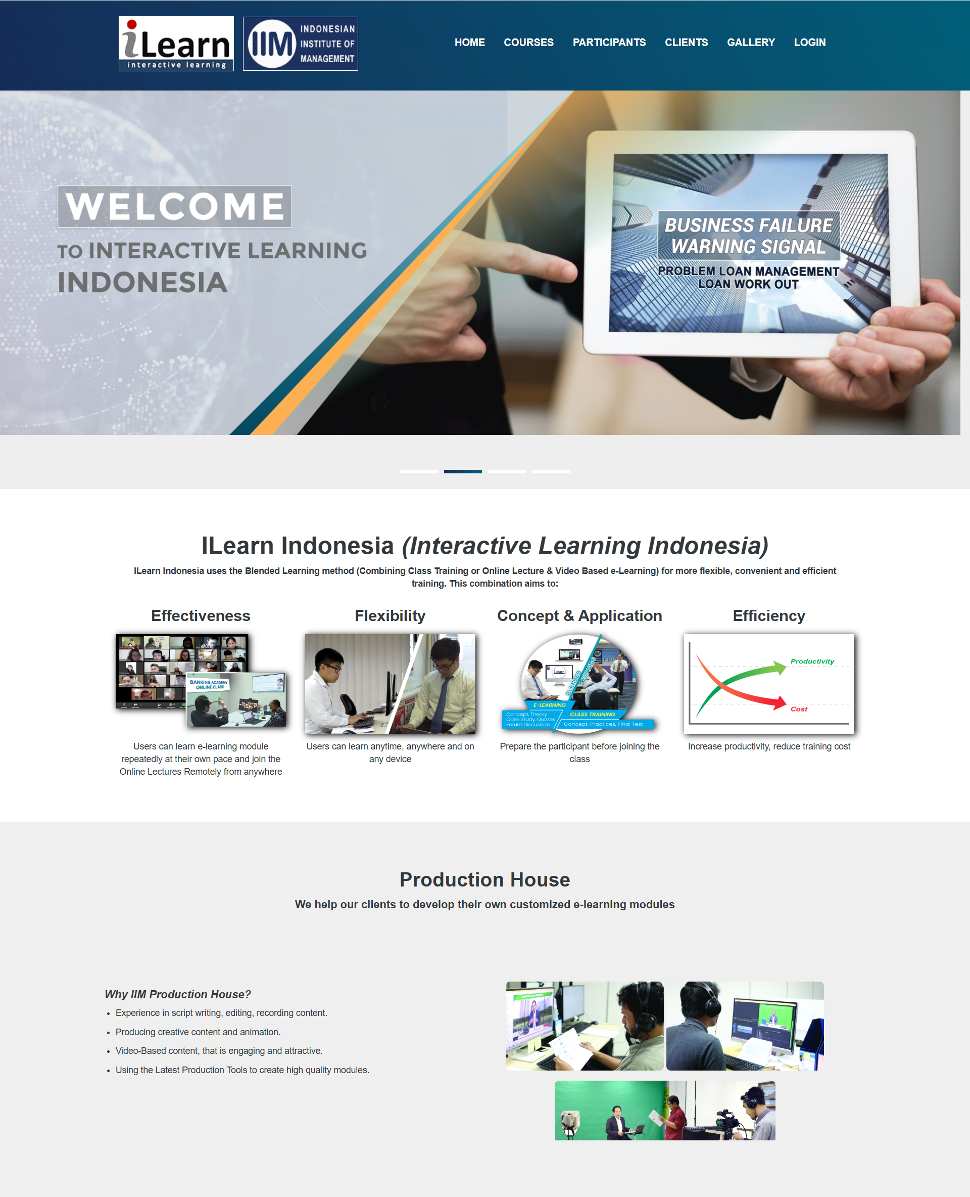 E-Learning Portal Website